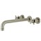 Kingston Brass KS8058DX Wall Mount Tub Faucet, Brushed Nickel KS8058DX - alternate 1